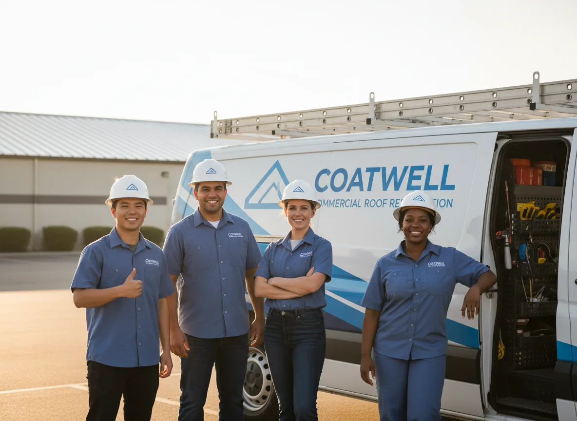 Commercial roof coating company in Servia, IN